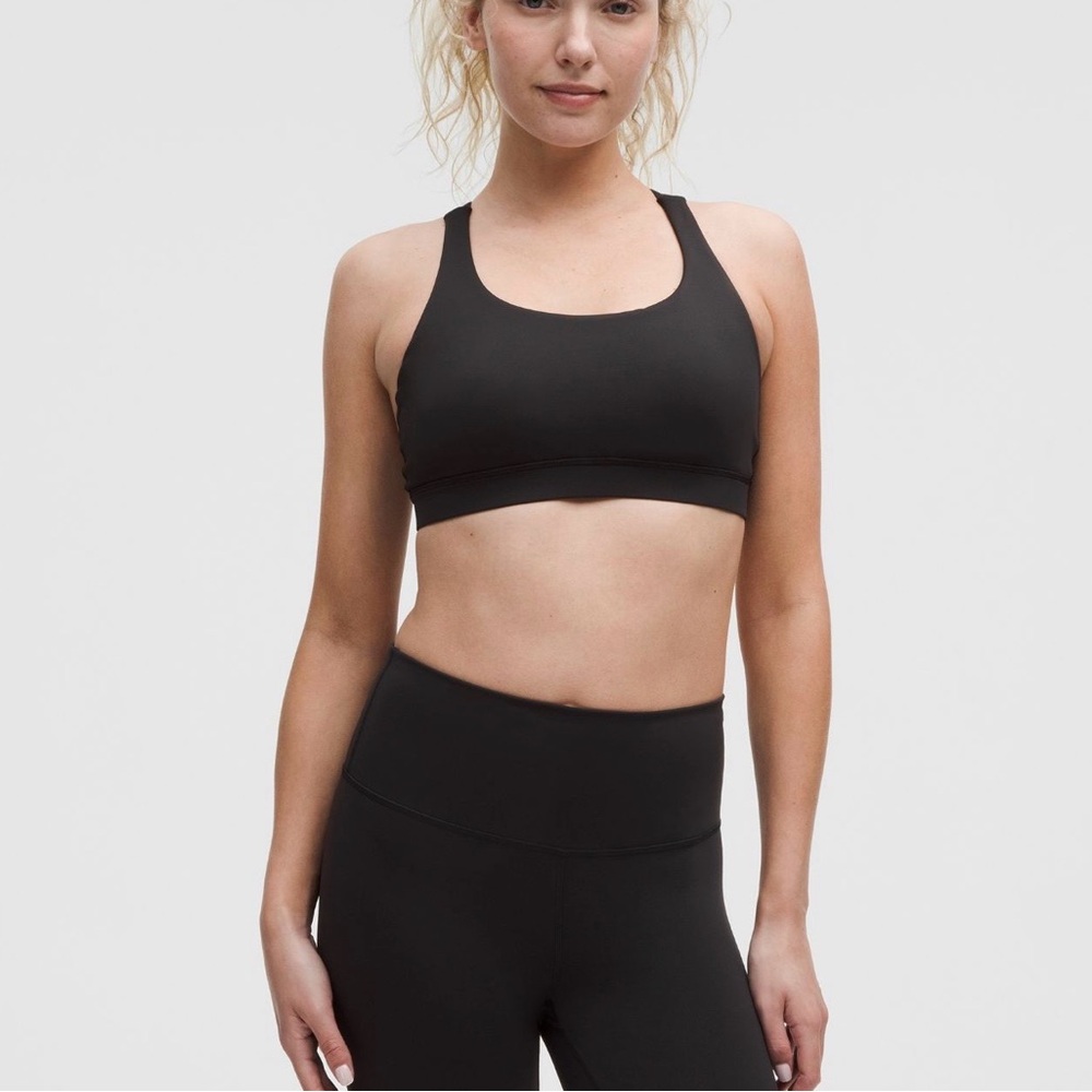 Lululemon Energy Bra in Black. Size 4